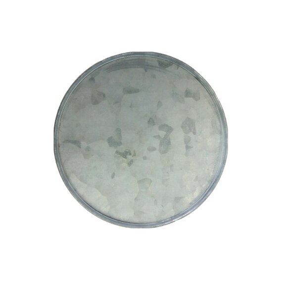 Country Living Primitive Tin Bucket Embossed Star Planter Distressed Decorative - Picture 7 of 8